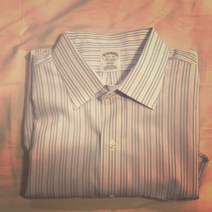 Brooks Brother Regent white/blue - 17.5/36-37